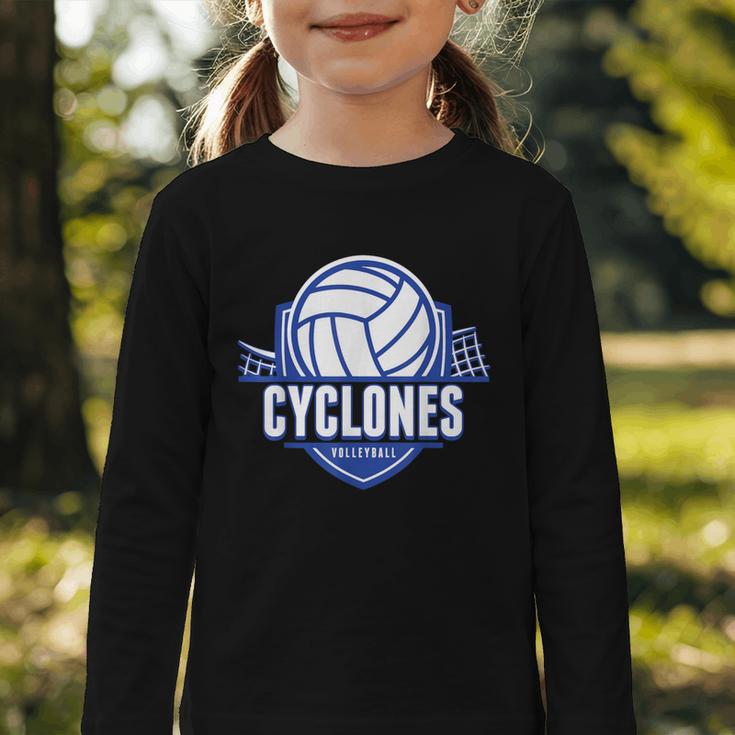 Cyclones Volleyball Back To School Spirit B Graphic Toddler Long Sleeve Tee Cyclones Volleyball Back To School Spirit B Graphic Toddler Long Sleeve Tee