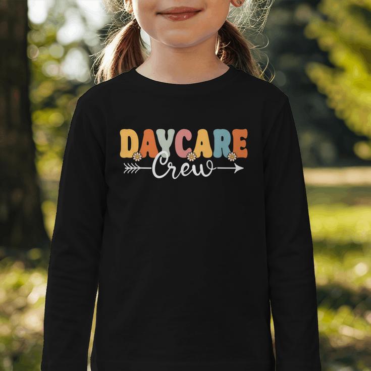 Daycare Crew Back To School Childcare Provider Graphic Toddler Long Sleeve Tee Daycare Crew Back To School Childcare Provider Graphic Toddler Long Sleeve Tee