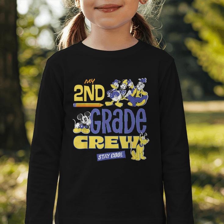Disney My 2nd Grade Crew Stay Cool Back To School Friends Graphic Toddler Long Sleeve Tee