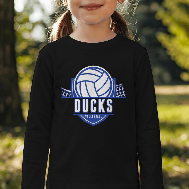 Ducks Volleyball Back To School Spirit B Graphic Toddler Long Sleeve Tee Ducks Volleyball Back To School Spirit B Graphic Toddler Long Sleeve Tee