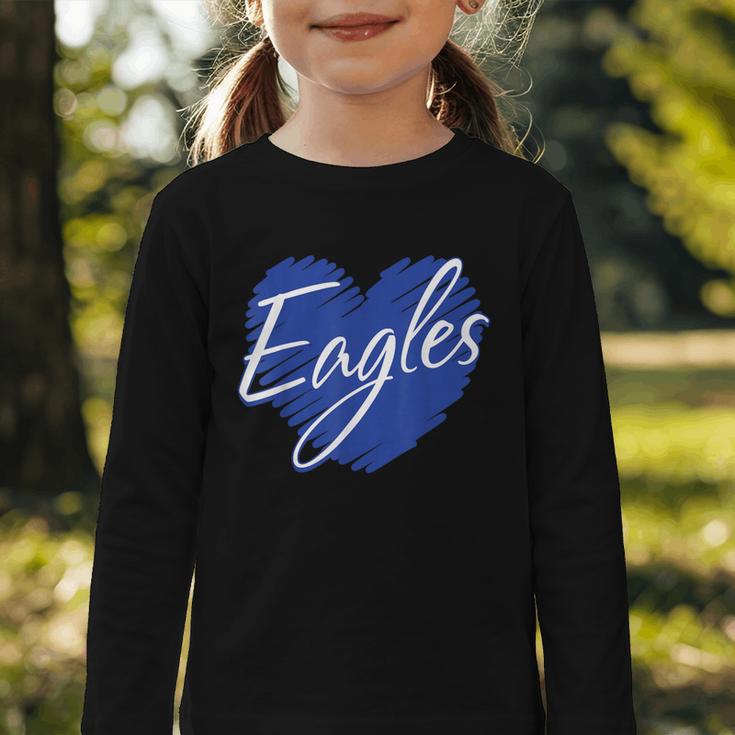 Eagles Heart Back To School Spirit B Graphic Toddler Long Sleeve Tee Eagles Heart Back To School Spirit B Graphic Toddler Long Sleeve Tee