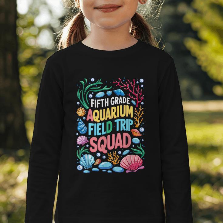 Fifth Grade Aquarium Trip Squad Matching Back To School Graphic Toddler Long Sleeve Tee Fifth Grade Aquarium Trip Squad Matching Back To School Graphic Toddler Long Sleeve Tee