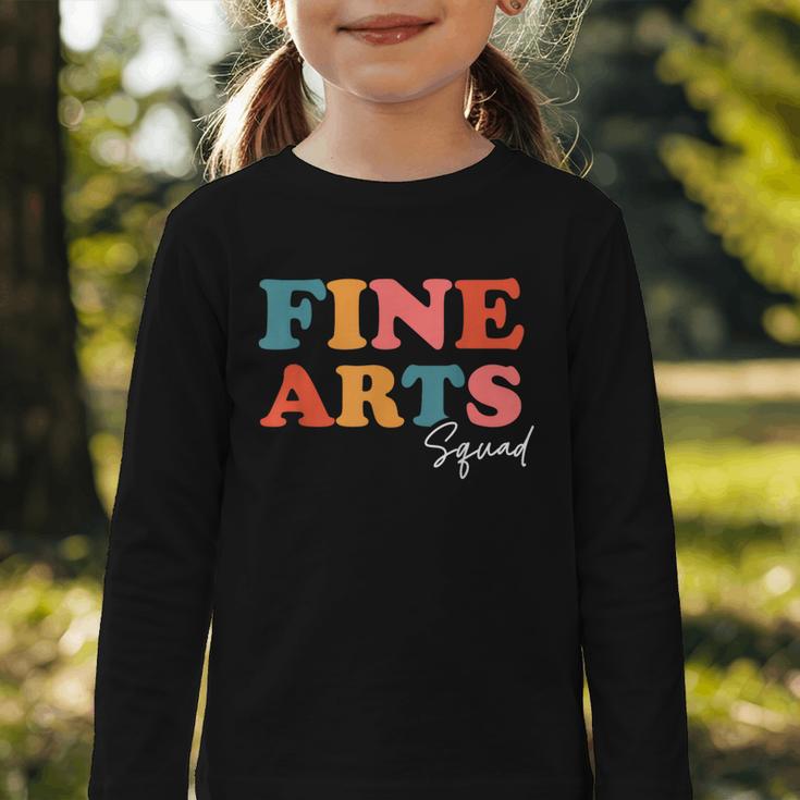 Fine Arts Squad Boho Cute Back To School Fine Arts Graphic Toddler Long Sleeve Tee Fine Arts Squad Boho Cute Back To School Fine Arts Graphic Toddler Long Sleeve Tee