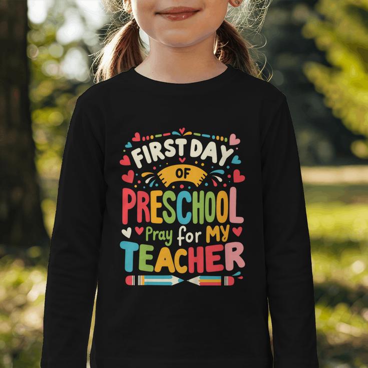 First Day Of Preschool Pre K Student Toddler Back To School Graphic Toddler Long Sleeve Tee First Day Of Preschool Pre K Student Toddler Back To School Graphic Toddler Long Sleeve Tee