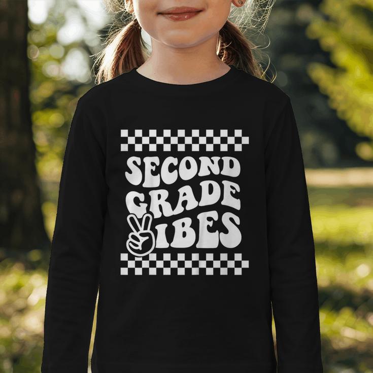First Day Of Second Grade Vibes Girls Back To School Boys Graphic Toddler Long Sleeve Tee First Day Of Second Grade Vibes Girls Back To School Boys Graphic Toddler Long Sleeve Tee