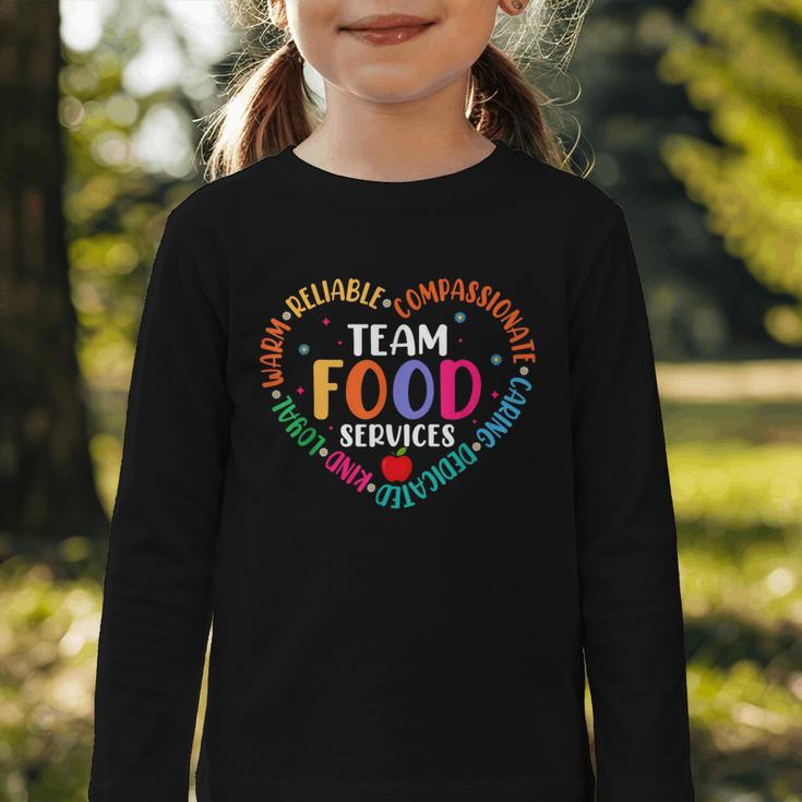Food Services Cafeteria Crew Lunch Lady Team Back To School Graphic Toddler Long Sleeve Tee Food Services Cafeteria Crew Lunch Lady Team Back To School Graphic Toddler Long Sleeve Tee