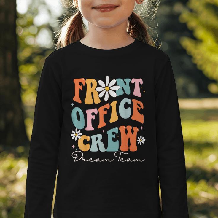 Front Office Dream Team School Secretary Cute Back To School Graphic Toddler Long Sleeve Tee Front Office Dream Team School Secretary Cute Back To School Graphic Toddler Long Sleeve Tee