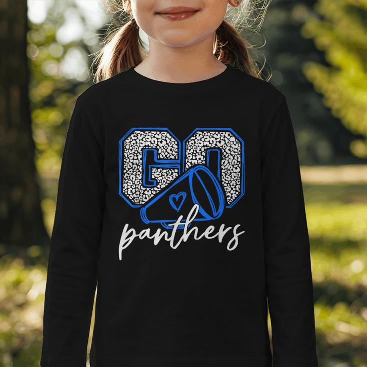 Go Cheer Panthers School Sports Name Spirit Back To School Graphic Toddler Long Sleeve Tee Go Cheer Panthers School Sports Name Spirit Back To School Graphic Toddler Long Sleeve Tee