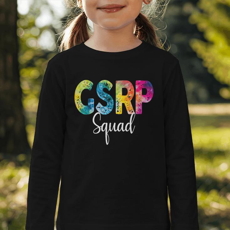 GSRP Squad Tie Dye Back To School Women Appreciation Graphic Toddler Long Sleeve Tee GSRP Squad Tie Dye Back To School Women Appreciation Graphic Toddler Long Sleeve Tee