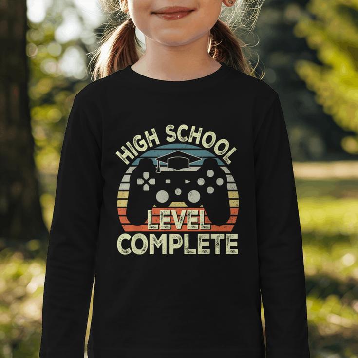 High School Level Unlocked Video Game Back To School Boys Graphic Toddler Long Sleeve Tee