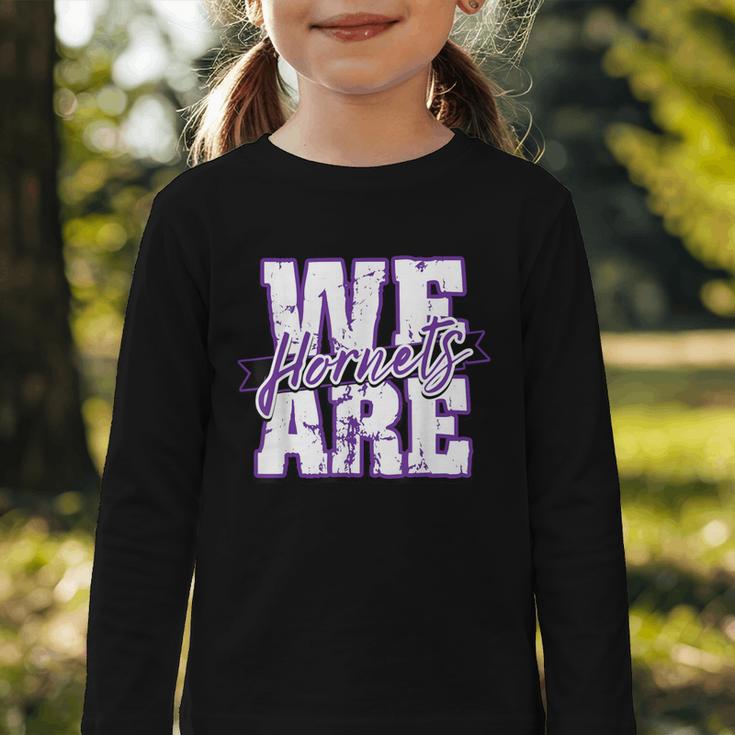 We Are Hornets Back To School Spirit P Graphic Toddler Long Sleeve Tee We Are Hornets Back To School Spirit P Graphic Toddler Long Sleeve Tee