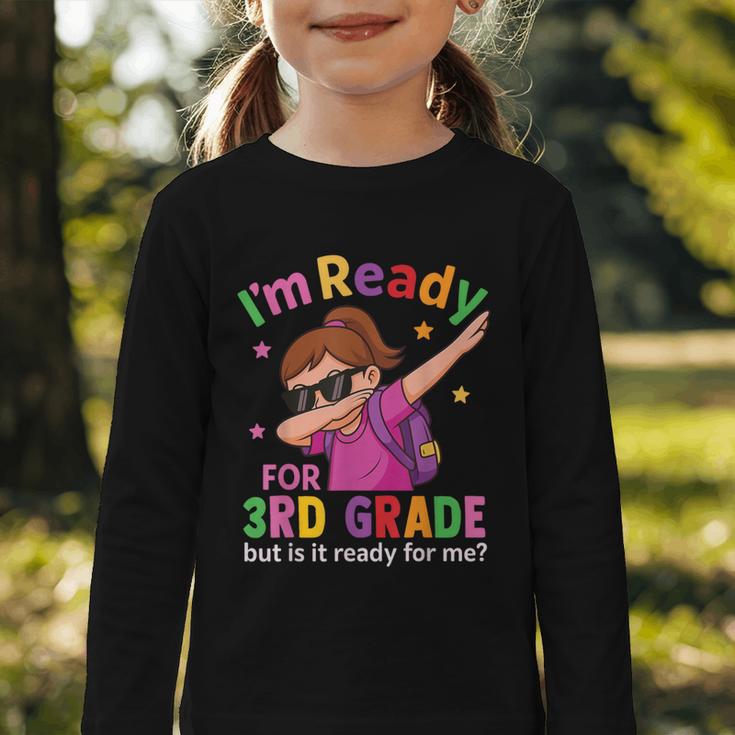 I'm Ready For 3rd Grade Girl Back To School For Students Graphic Toddler Long Sleeve Tee I'm Ready For 3rd Grade Girl Back To School For Students Graphic Toddler Long Sleeve Tee