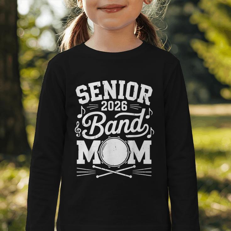 My Last First Day Senior 2026 Band Mom Back To School Retro Graphic Toddler Long Sleeve Tee