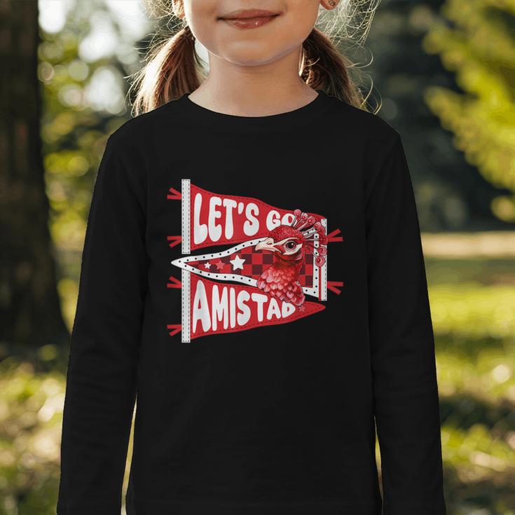 Let's Go Amistad Friendship Back To School Spirit Graphic Toddler Long Sleeve Tee Let's Go Amistad Friendship Back To School Spirit Graphic Toddler Long Sleeve Tee