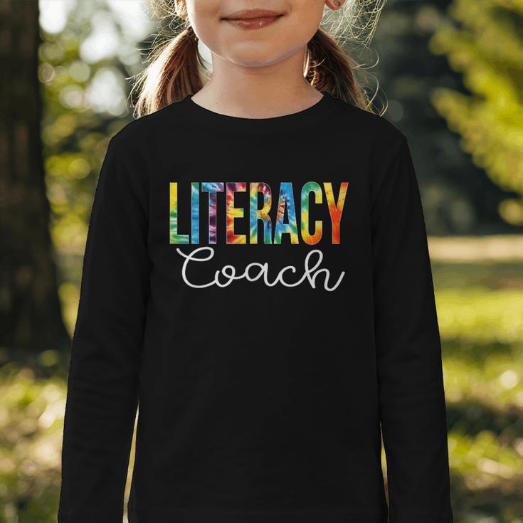 Literacy Coach Women Tie Dye Back To School Appreciation Day Graphic Toddler Long Sleeve Tee Literacy Coach Women Tie Dye Back To School Appreciation Day Graphic Toddler Long Sleeve Tee