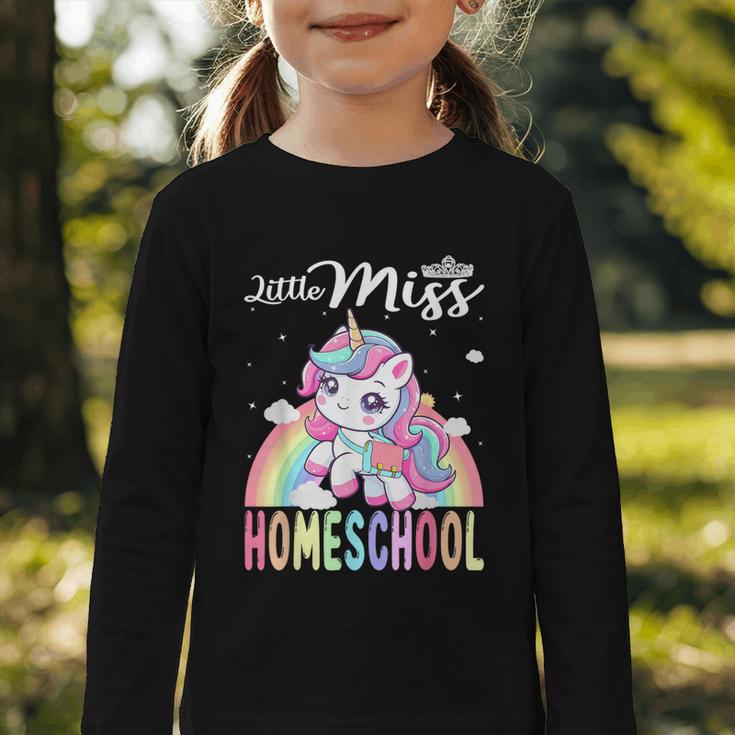 Little Miss Homeschool Back To School Girls Homeschool Graphic Toddler Long Sleeve Tee Little Miss Homeschool Back To School Girls Homeschool Graphic Toddler Long Sleeve Tee