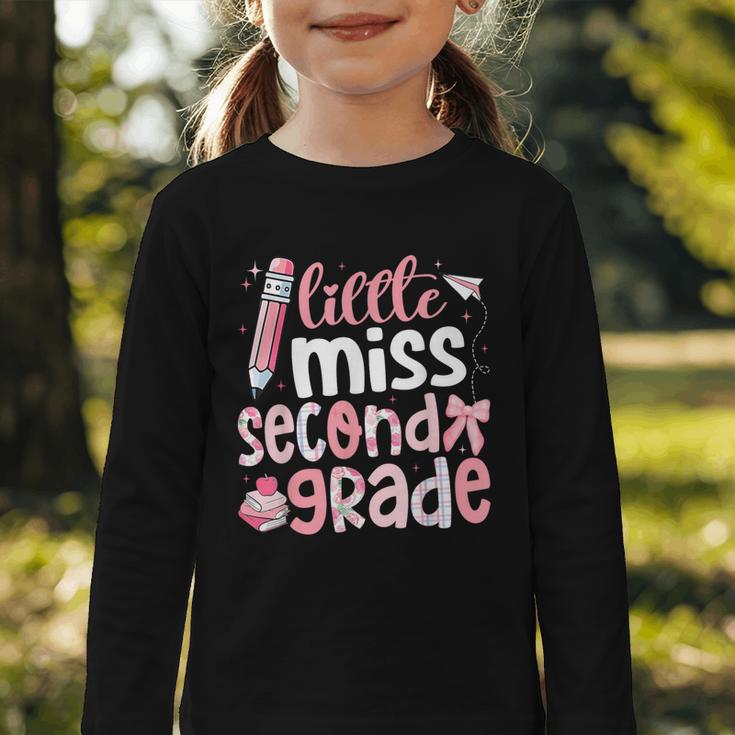 Little Miss Second Grade Back To School 2nd Grader Student Graphic Toddler Long Sleeve Tee Little Miss Second Grade Back To School 2nd Grader Student Graphic Toddler Long Sleeve Tee