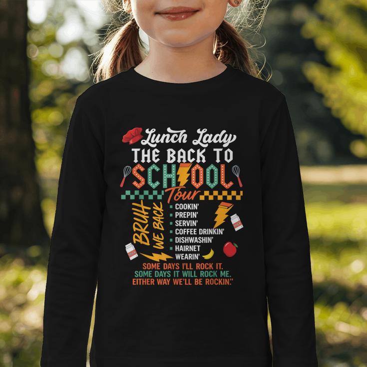 Lunch Lady Back To School Tour Graphic Toddler Long Sleeve Tee