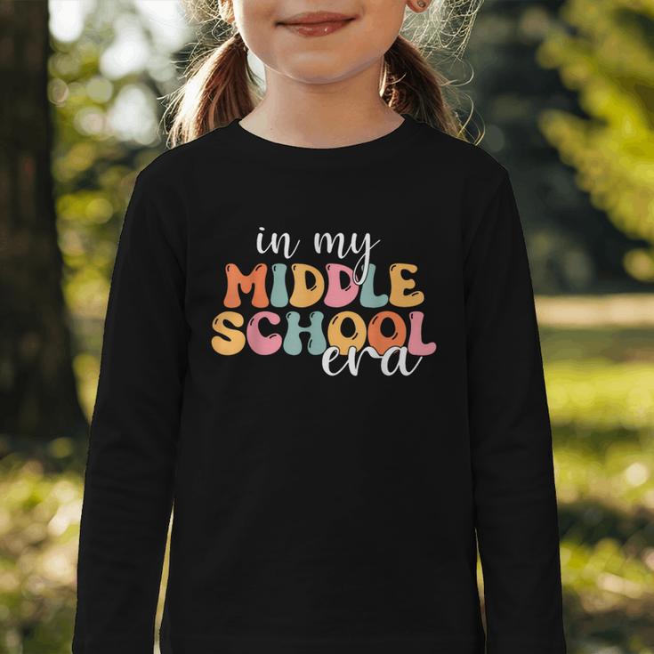 In My Middle School Era Back To School Graphic Toddler Long Sleeve Tee In My Middle School Era Back To School Graphic Toddler Long Sleeve Tee