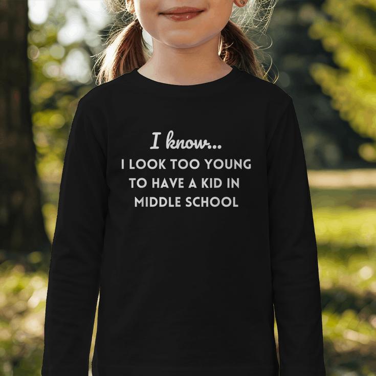 Mom Middle School Mama Mother Back To School Sarcastic Graphic Toddler Long Sleeve Tee Mom Middle School Mama Mother Back To School Sarcastic Graphic Toddler Long Sleeve Tee