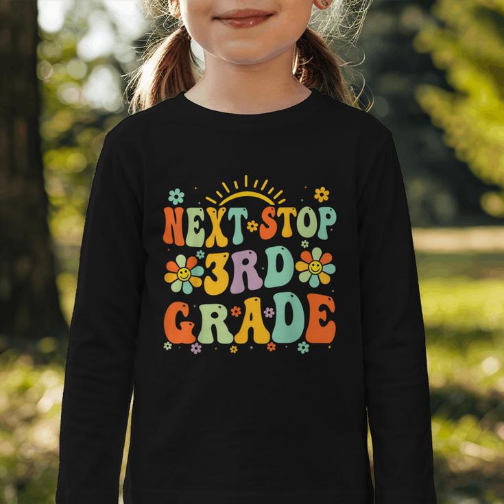 Next Stop 3rd Grade Graduation To Third Grade Back To School Graphic Toddler Long Sleeve Tee Next Stop 3rd Grade Graduation To Third Grade Back To School Graphic Toddler Long Sleeve Tee
