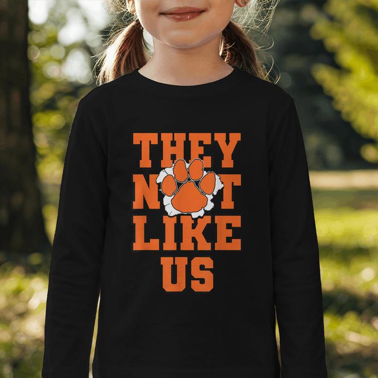 Not Like Tigers Back To School Spirit O Graphic Toddler Long Sleeve Tee