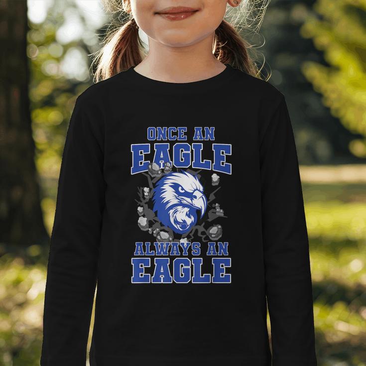 Once An Eagle Always An Eagle Back To School Spirit B Graphic Toddler Long Sleeve Tee