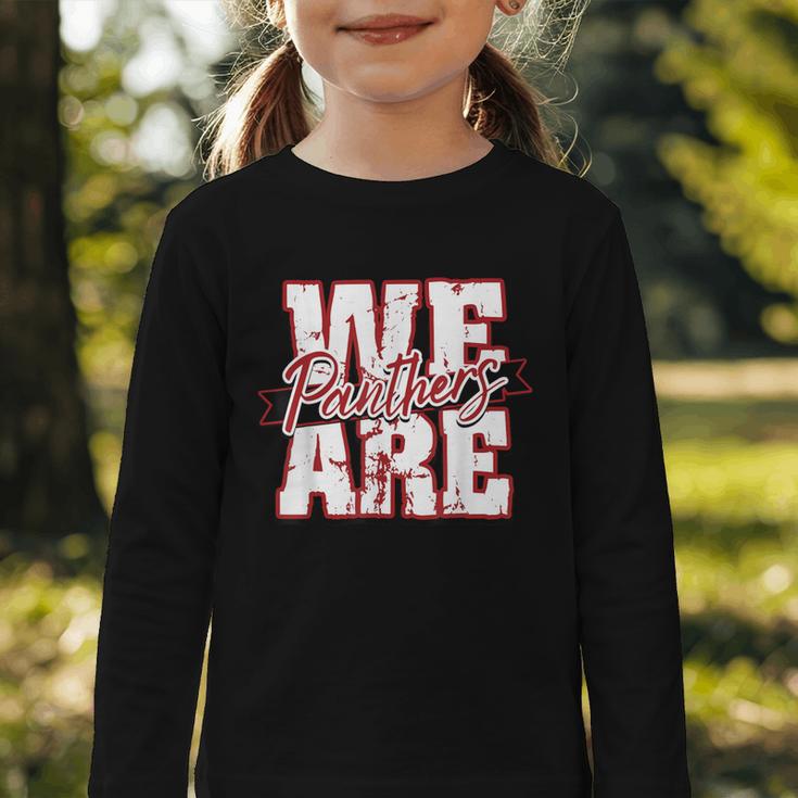 Panthers Back To School Spirit M Graphic Toddler Long Sleeve Tee