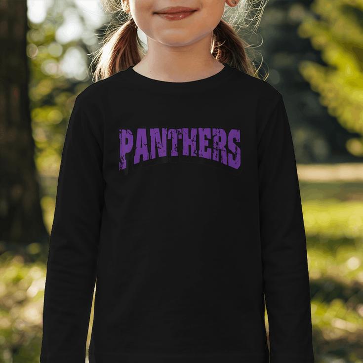 Panthers Back To School Spirit P Graphic Toddler Long Sleeve Tee