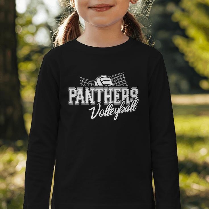 Panthers Volleyball Back To School Spirit Graphic Toddler Long Sleeve Tee Panthers Volleyball Back To School Spirit Graphic Toddler Long Sleeve Tee