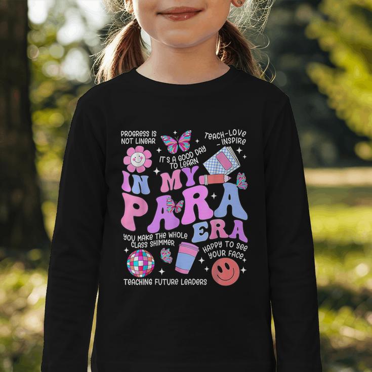 In My Para Era Paraprofessional Paraeducator Back To School Graphic Toddler Long Sleeve Tee In My Para Era Paraprofessional Paraeducator Back To School Graphic Toddler Long Sleeve Tee