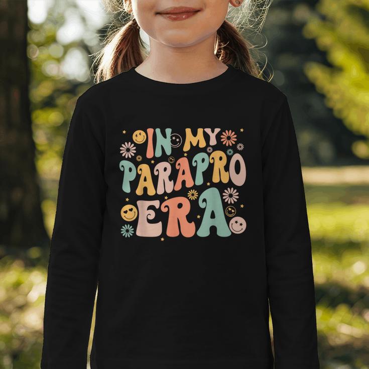 In My Parapro Era Retro Back To School Graphic Toddler Long Sleeve Tee In My Parapro Era Retro Back To School Graphic Toddler Long Sleeve Tee