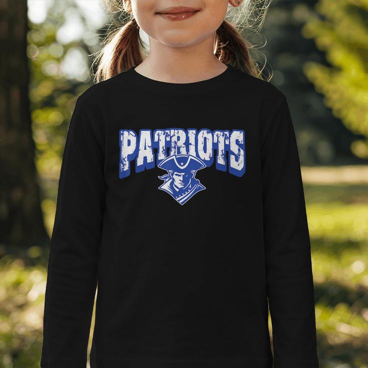 Patriots Back To School Spirit B Graphic Toddler Long Sleeve Tee Patriots Back To School Spirit B Graphic Toddler Long Sleeve Tee
