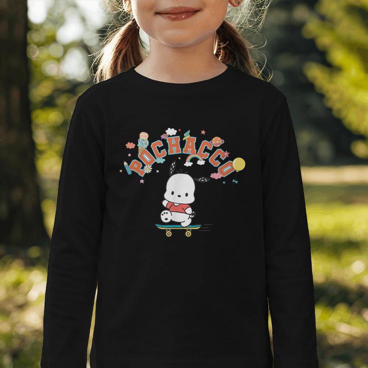 Pochacco Back To School Graphic Toddler Long Sleeve Tee Pochacco Back To School Graphic Toddler Long Sleeve Tee