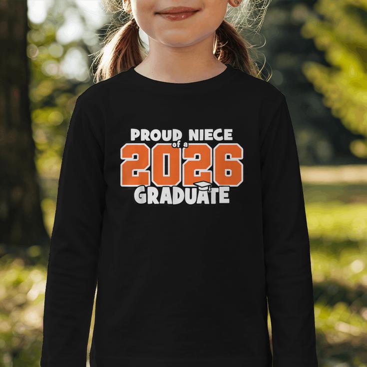 Proud Niece Of 2026 Graduate Matching Back To School O Graphic Toddler Long Sleeve Tee Proud Niece Of 2026 Graduate Matching Back To School O Graphic Toddler Long Sleeve Tee