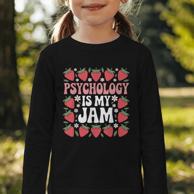 Psychology Is My Jam School Psychologist Back To School Graphic Toddler Long Sleeve Tee Psychology Is My Jam School Psychologist Back To School Graphic Toddler Long Sleeve Tee