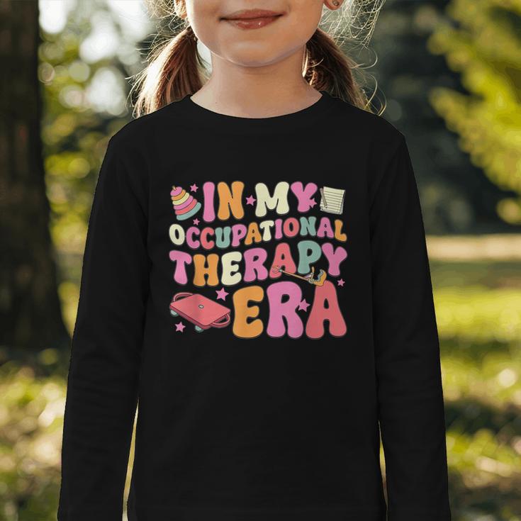 Retro In My Occupational Therapy Era OT OTA Back To School Graphic Toddler Long Sleeve Tee