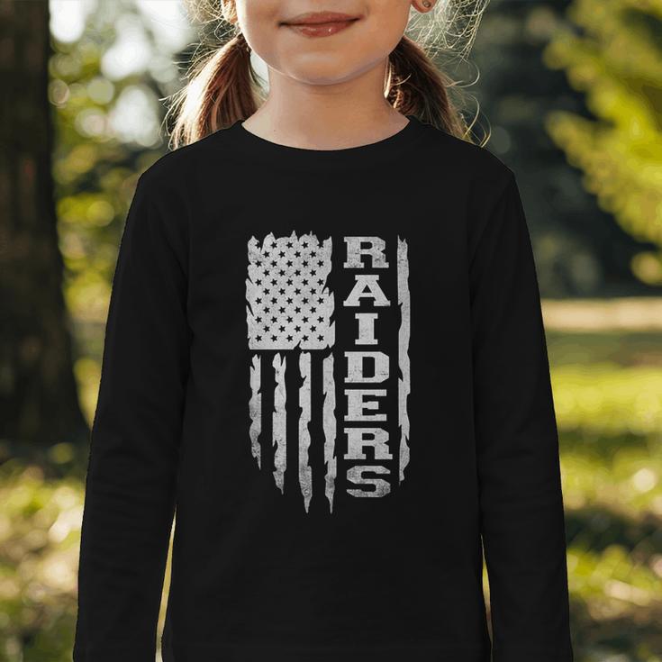 Retro Raiders Back To School Team Spirit For Men Women Kids Graphic Toddler Long Sleeve Tee Retro Raiders Back To School Team Spirit For Men Women Kids Graphic Toddler Long Sleeve Tee