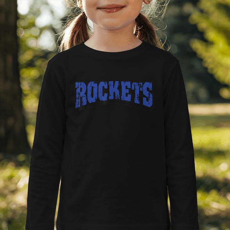 Rockets Back To School Spirit B Graphic Toddler Long Sleeve Tee Rockets Back To School Spirit B Graphic Toddler Long Sleeve Tee