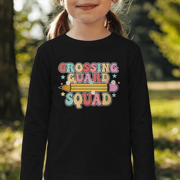 School Crossing Guard Retro Back To School Cool Appreciation Graphic Toddler Long Sleeve Tee School Crossing Guard Retro Back To School Cool Appreciation Graphic Toddler Long Sleeve Tee