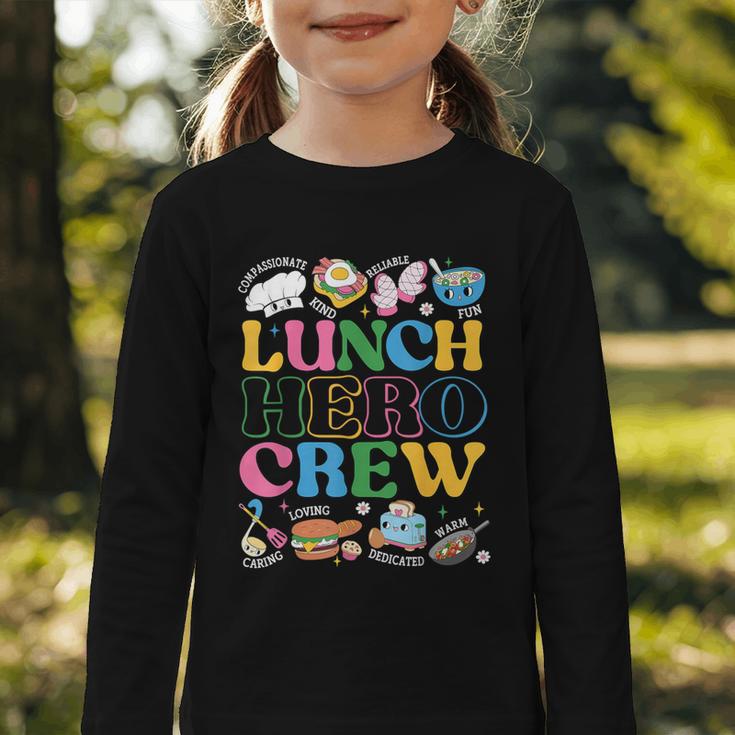 School Lunch Hero Squad Crew Back To School Women Men Graphic Toddler Long Sleeve Tee School Lunch Hero Squad Crew Back To School Women Men Graphic Toddler Long Sleeve Tee