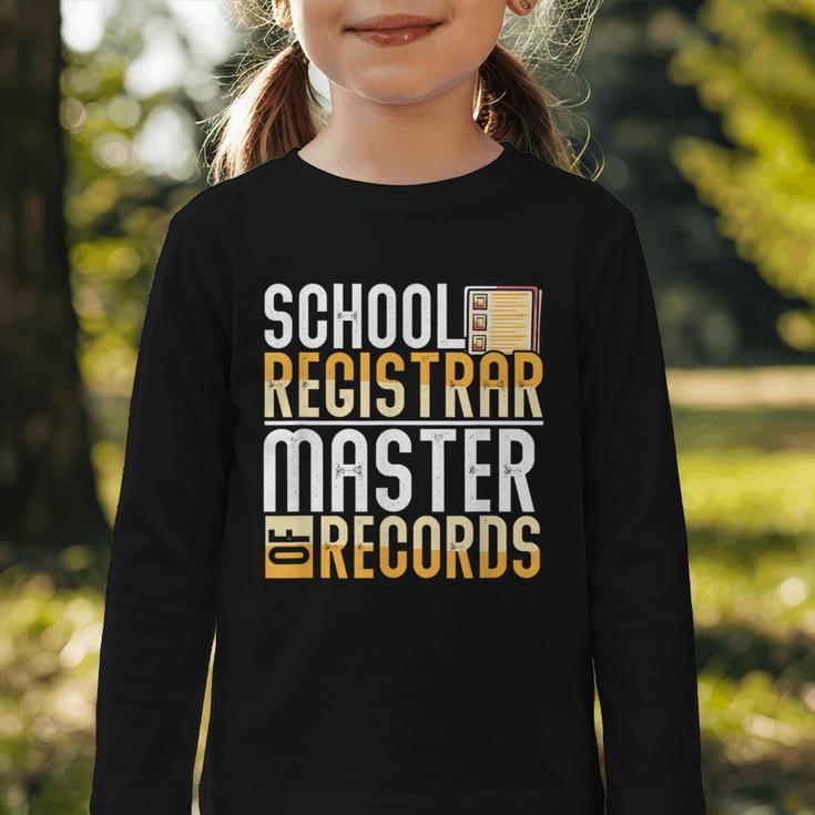 School Registrar Appreciation Back To School Registrar Graphic Toddler Long Sleeve Tee School Registrar Appreciation Back To School Registrar Graphic Toddler Long Sleeve Tee