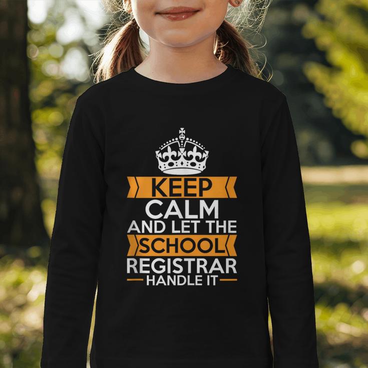School Registry Student Enrollment Back To School Registrar Graphic Toddler Long Sleeve Tee School Registry Student Enrollment Back To School Registrar Graphic Toddler Long Sleeve Tee