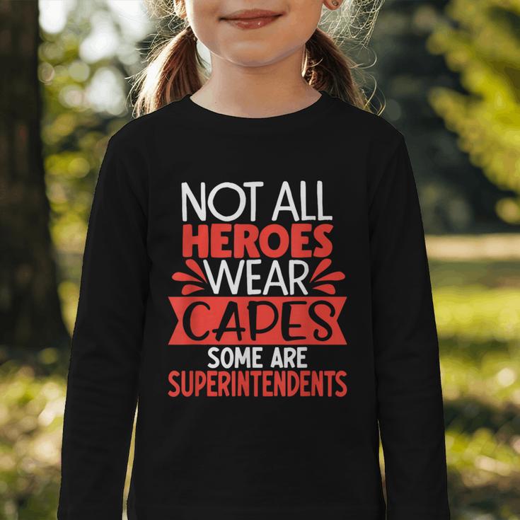 School Supervisor Manager Back To School Superintendent Graphic Toddler Long Sleeve Tee School Supervisor Manager Back To School Superintendent Graphic Toddler Long Sleeve Tee
