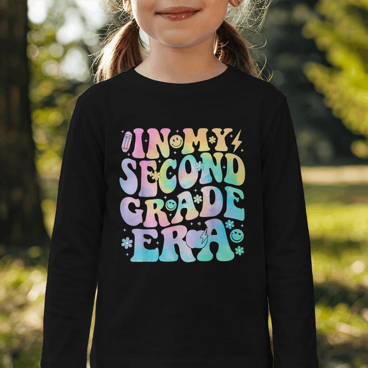 In My Second Grade Era Girl Tie Dye 2nd Grade Back To School Graphic Toddler Long Sleeve Tee In My Second Grade Era Girl Tie Dye 2nd Grade Back To School Graphic Toddler Long Sleeve Tee
