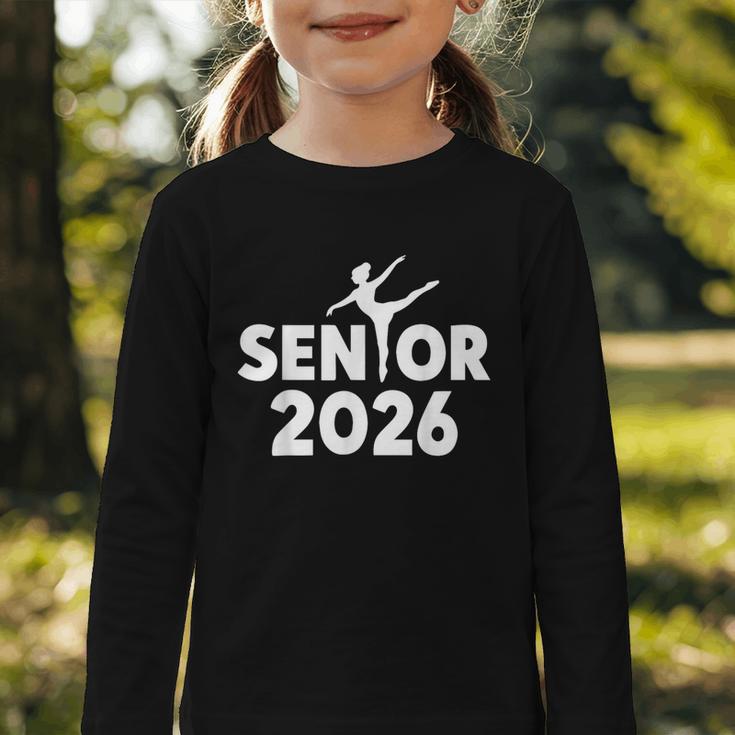 Senior 2026 Dance Team Class Of 2026 Graduate Back To School Graphic Toddler Long Sleeve Tee