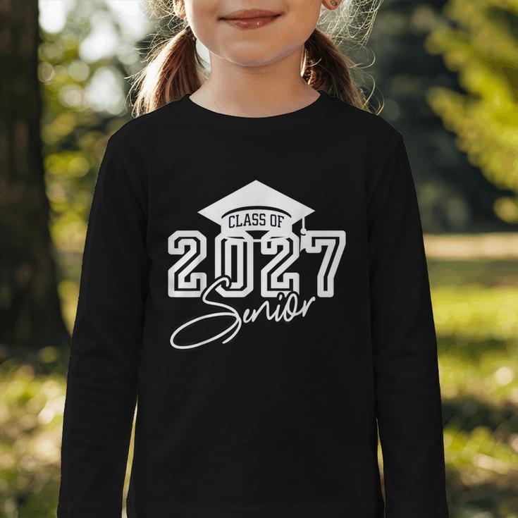 Senior Class Of 2027 Back To School Graduate Senior Year 27 Graphic Toddler Long Sleeve Tee Senior Class Of 2027 Back To School Graduate Senior Year 27 Graphic Toddler Long Sleeve Tee