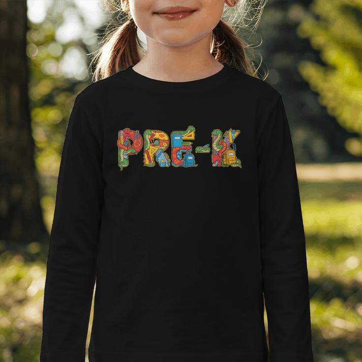 Snake Pre K Back To School Kids Boys Girls Graphic Toddler Long Sleeve Tee Snake Pre K Back To School Kids Boys Girls Graphic Toddler Long Sleeve Tee