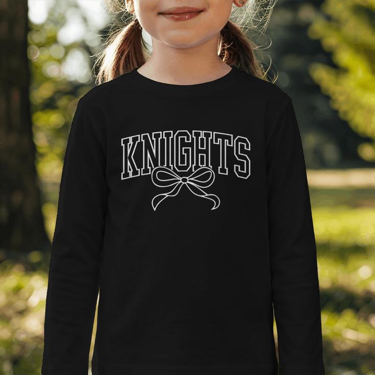 Vintage Knights Back To School Team Spirit Graphic Toddler Long Sleeve Tee Vintage Knights Back To School Team Spirit Graphic Toddler Long Sleeve Tee