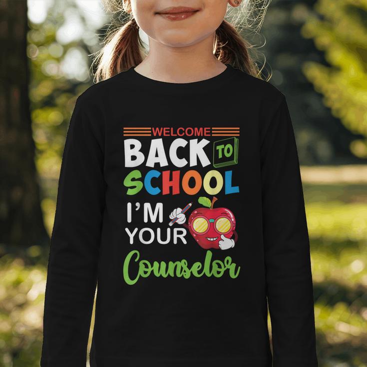 Welcome Back To School Students I'm Your Counselor Proud Graphic Toddler Long Sleeve Tee Welcome Back To School Students I'm Your Counselor Proud Graphic Toddler Long Sleeve Tee